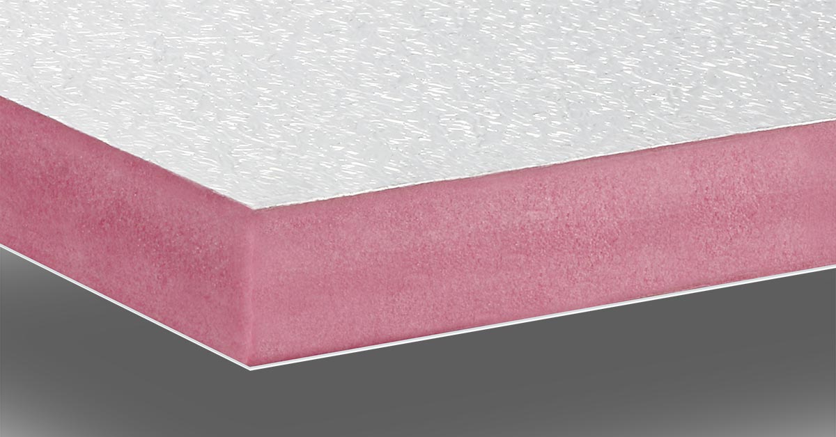 알루미늄 호일이 있는 XPS 단열 보드