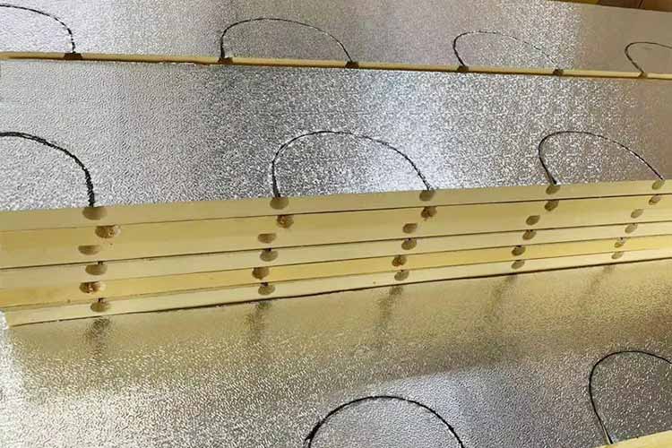 알루미늄 호일이 있는 XPS 단열 보드