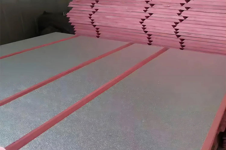 알루미늄 호일이 있는 XPS 단열 보드