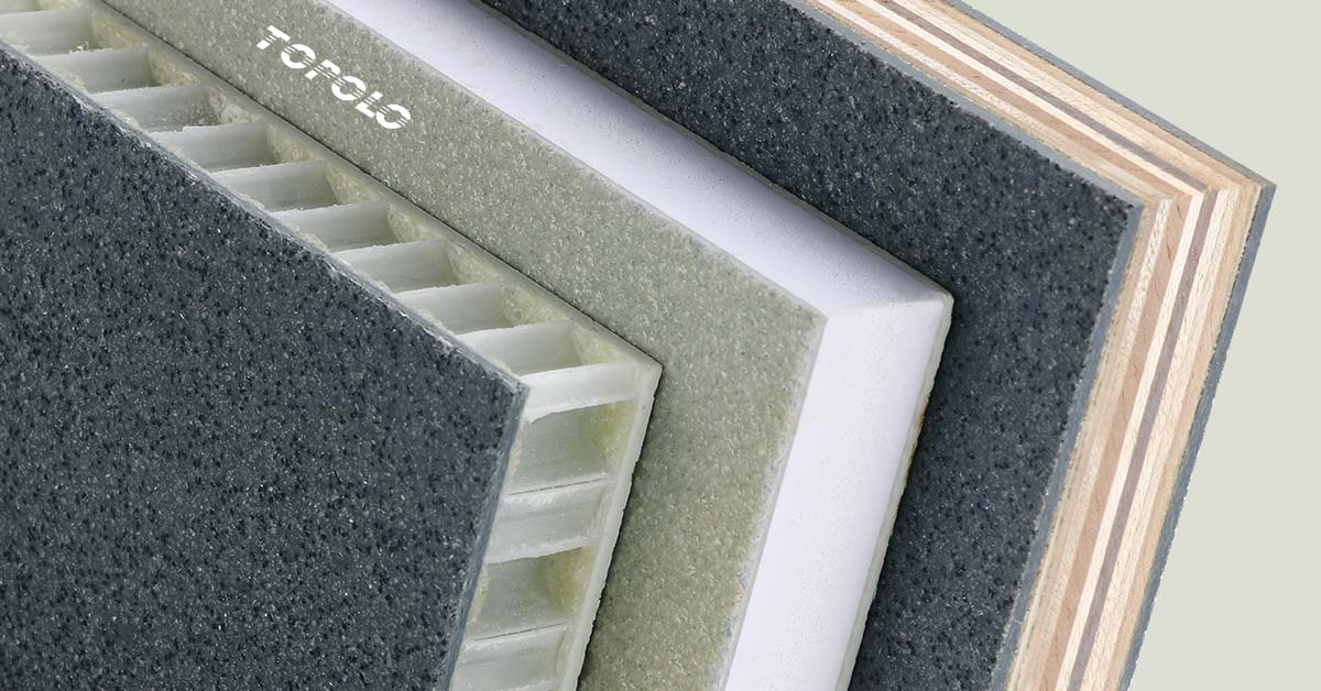 GRP 미끄럼 방지 복합 패널